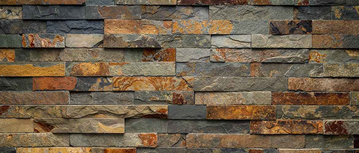 Natural Stone Panels and Inlays for a Picturesque Wall