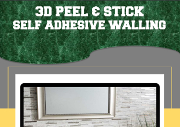 3D Peel Stick Self Adhesive Walling